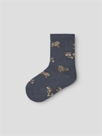 NAME IT 4 Pak Uld Strømper Wak Folkstone Gray